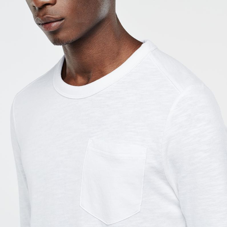 G-Star RAW® Twanim Pocket T-shirt Blanc