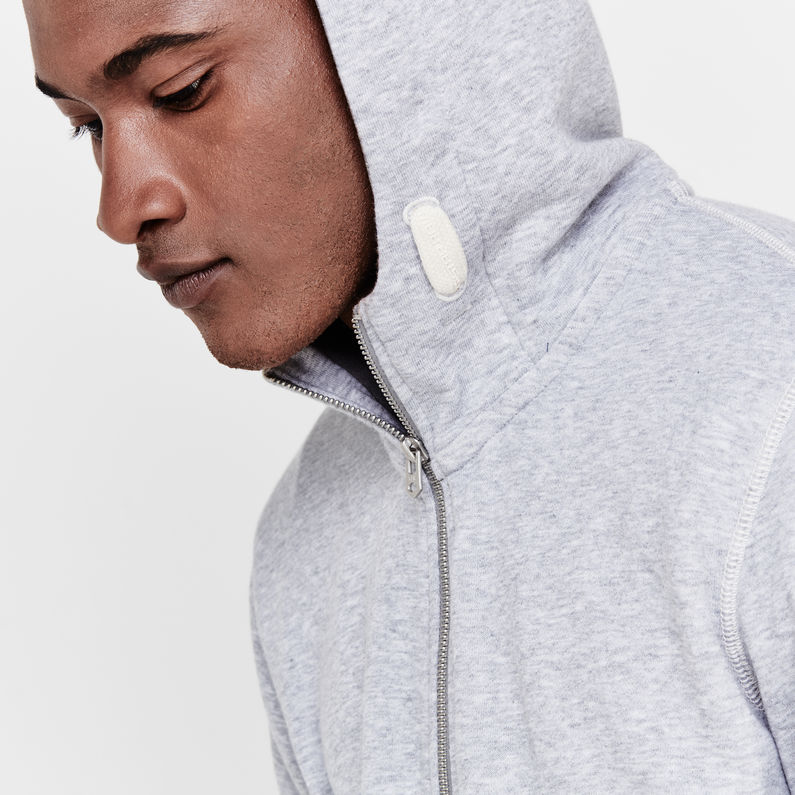 G-Star RAW® Riban Hooded Sweater Gris
