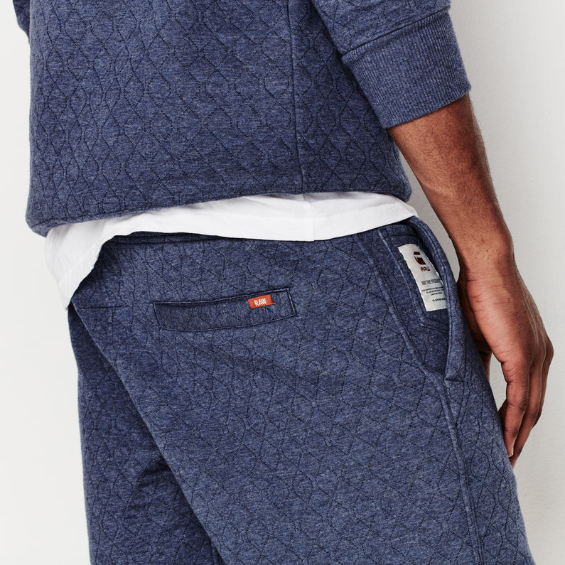 G-STAR® Heldrex Sweatshorts Medium blue detail shot