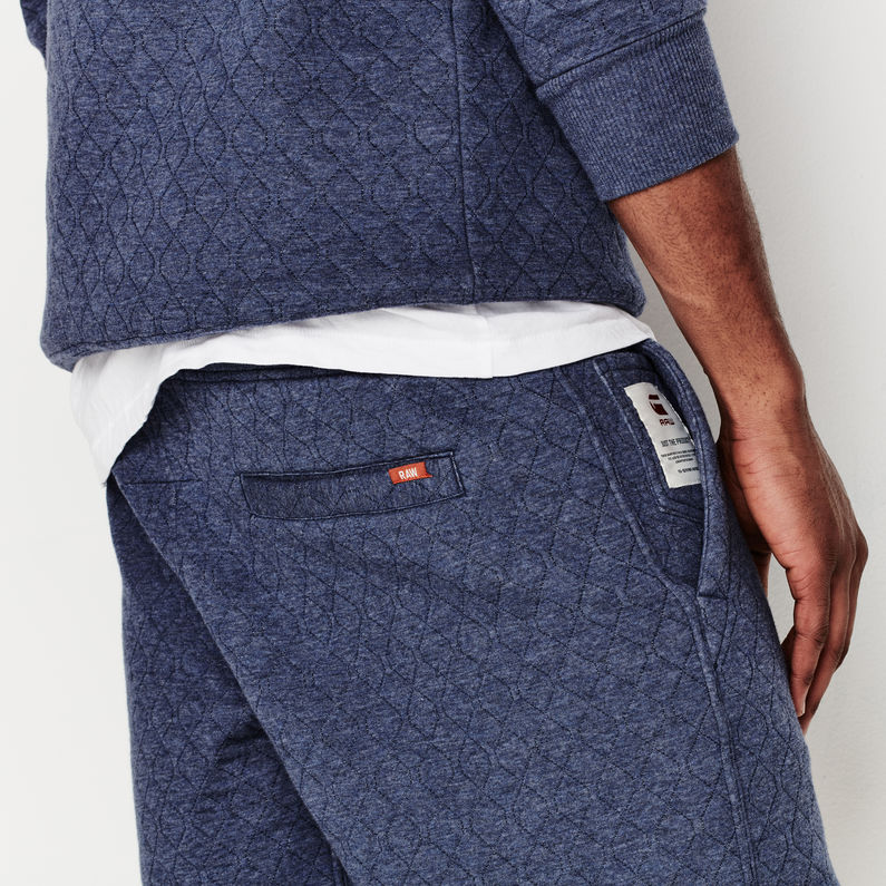 G-Star RAW® Heldrex Sweatshorts Medium blue detail shot