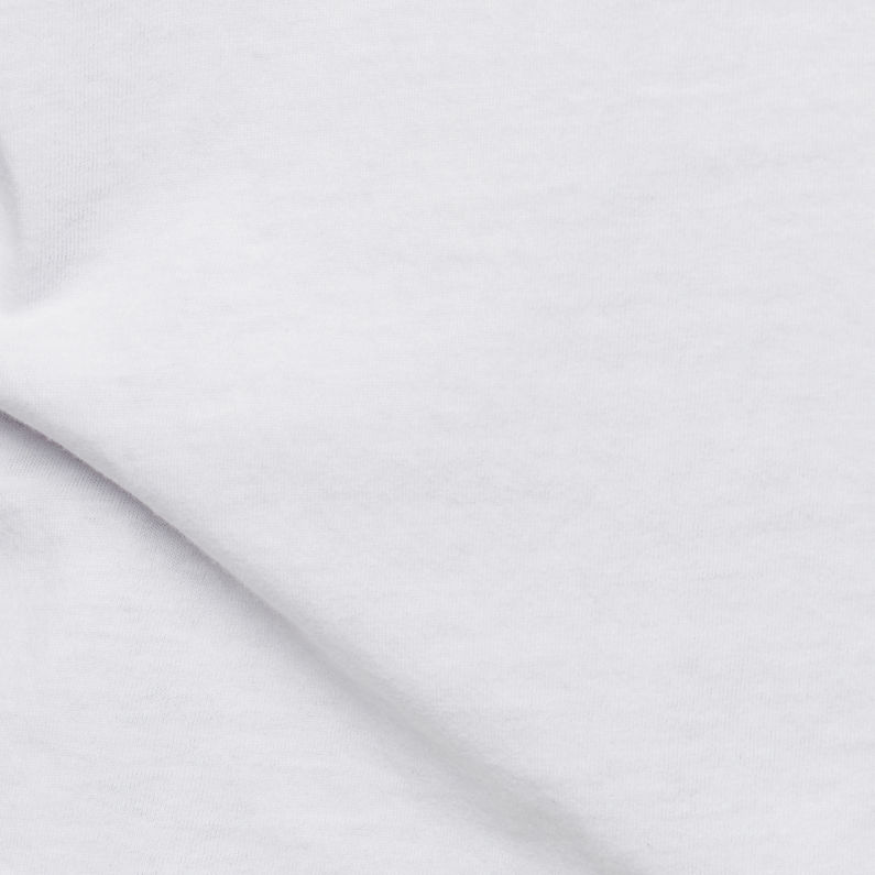 G-Star RAW® Beltrus Pocket Short Sleeve T-shirt Blanc fabric shot