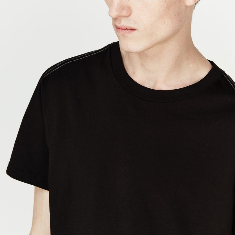 G-Star RAW® Benlo Short Sleeve T-shirt Noir detail shot