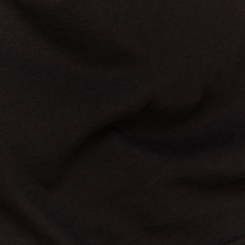 G-Star RAW® Benlo Short Sleeve T-shirt Noir fabric shot