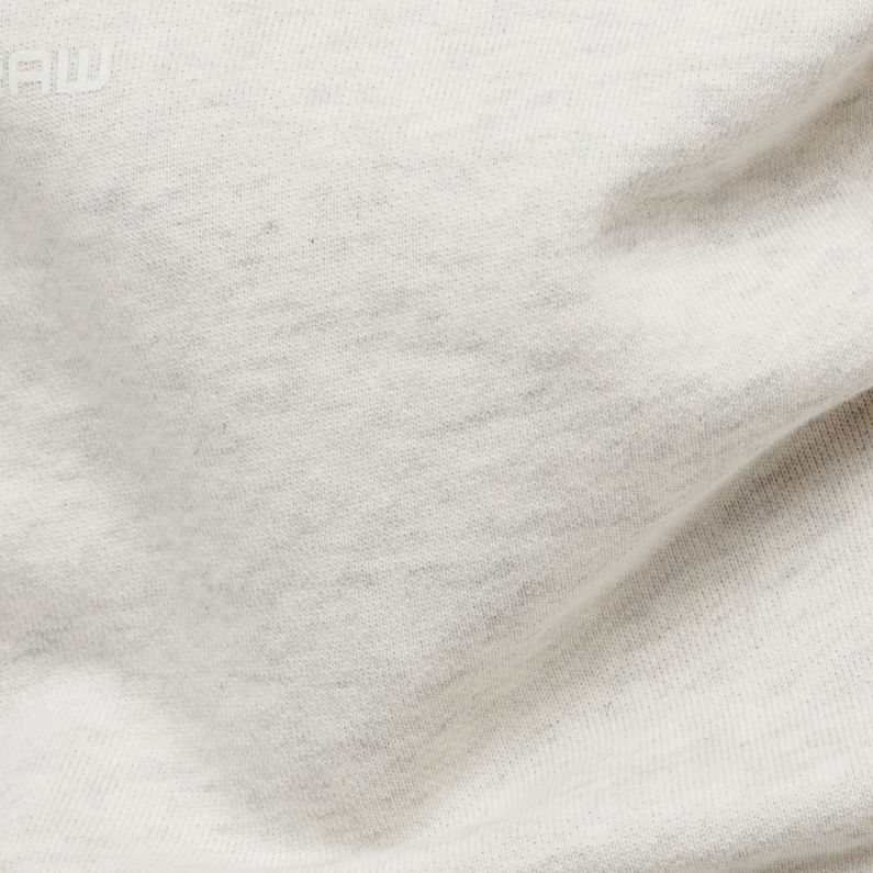 G-Star RAW® Resap sweat Blanc fabric shot