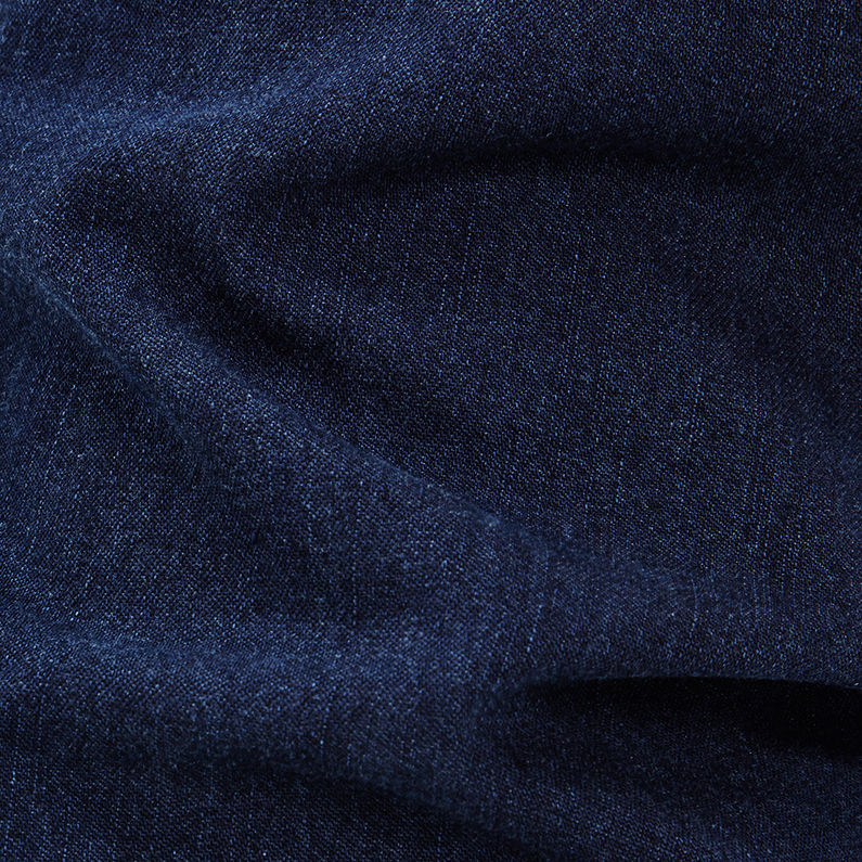 G-Star RAW® Bronson Loose Pleated 3D Chino Bleu foncé fabric shot