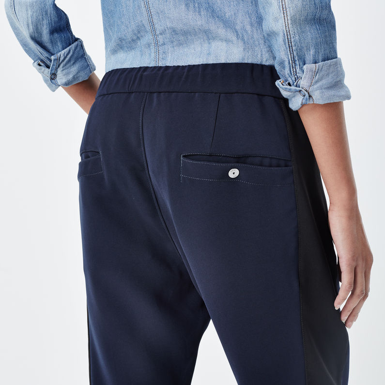 G-STAR® Bronson Zip Jog Chino Bleu foncé detail shot