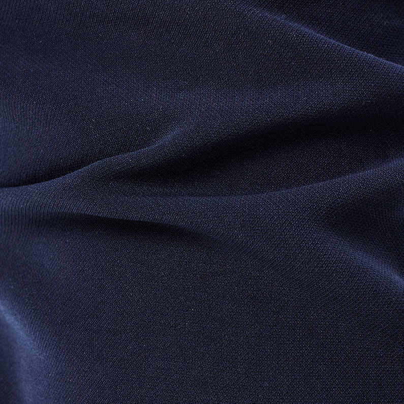 G-Star RAW® Bronson Zip Jog Chino Bleu foncé fabric shot