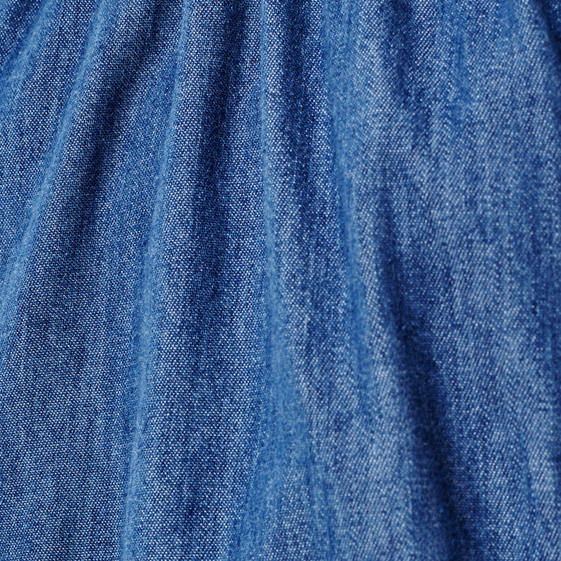 G-Star RAW® Tacoma Maxi Dress Mittelblau fabric shot