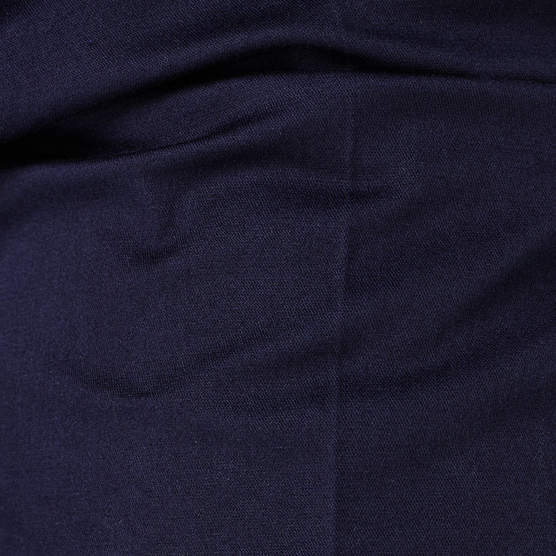 G-Star RAW® Bronson Mid Waist Skinny Chino Bleu foncé fabric shot