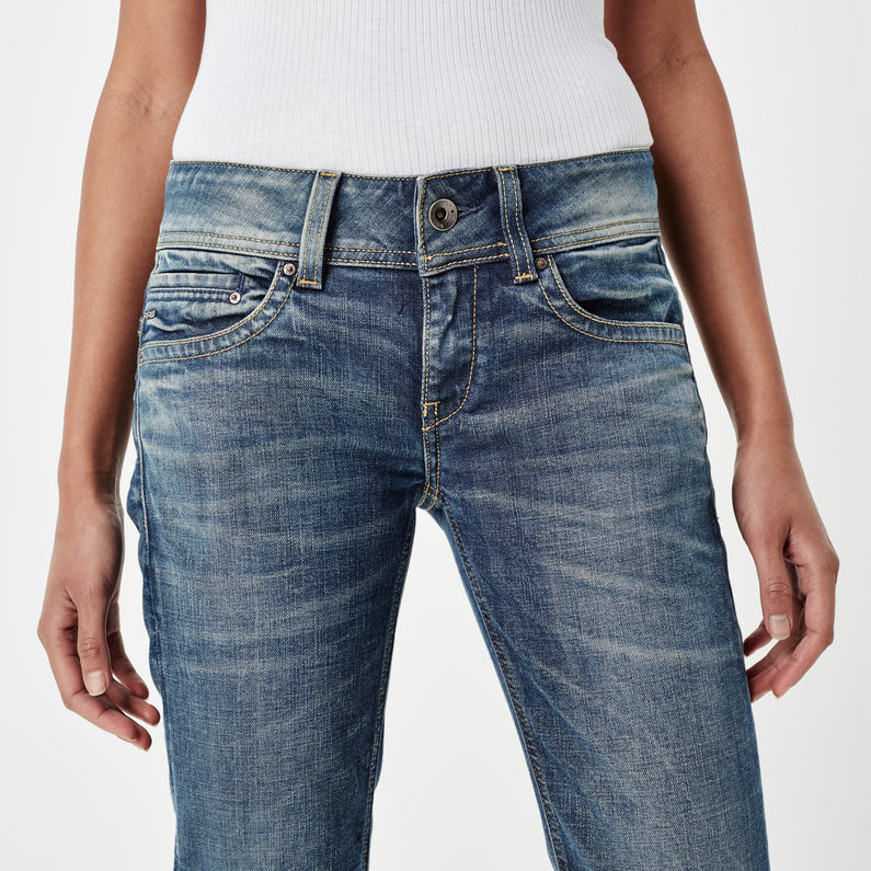 G-STAR® Midge Saddle Mid Waist Bootleg Jeans Midden blauw