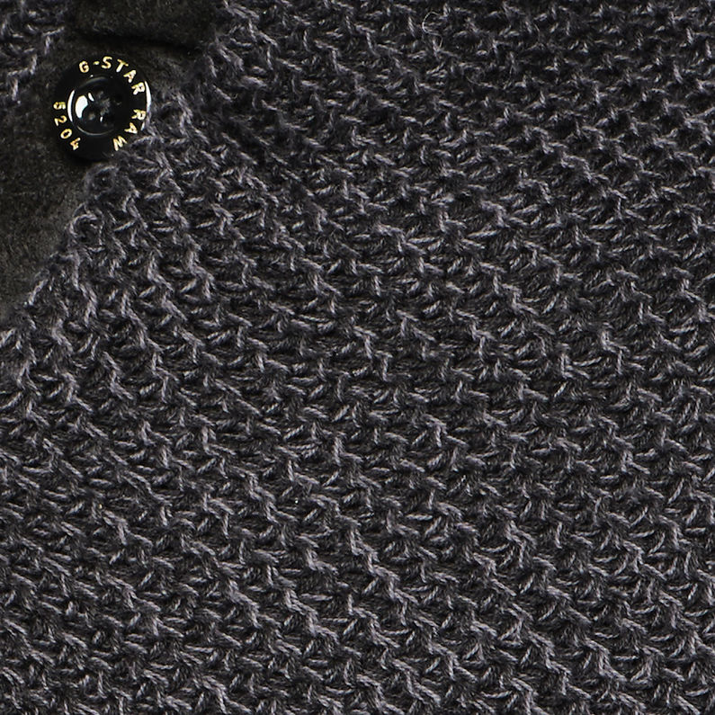 G-STAR® bnrm shwl kn ls/tone cot knt/Lead GT#864 Grey