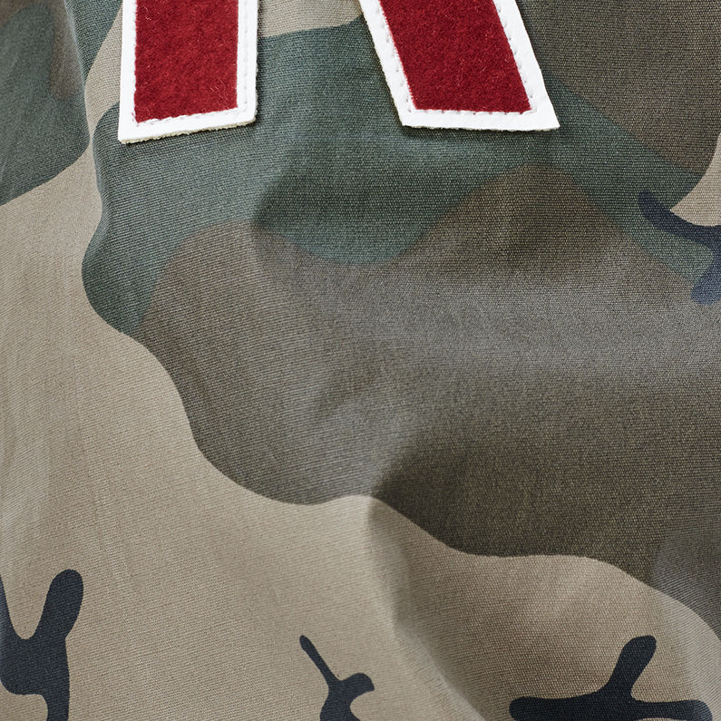 G-STAR® Sports Zip AW Bomber Groen fabric shot