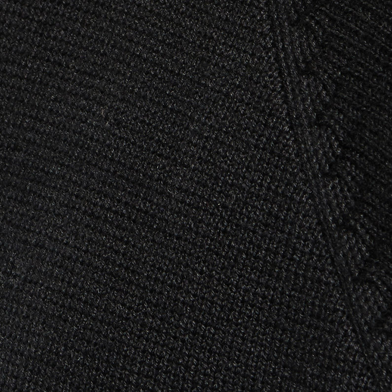 G-STAR® mign vst kn ls/dry cot knt/blk ブラック