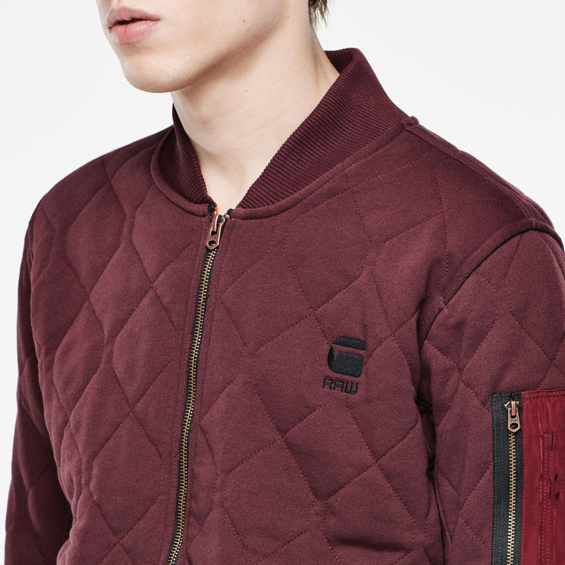 G-Star Raw Kaiden quilted deals sweatshirt jacket