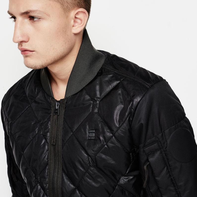g star quilted bomber jacket