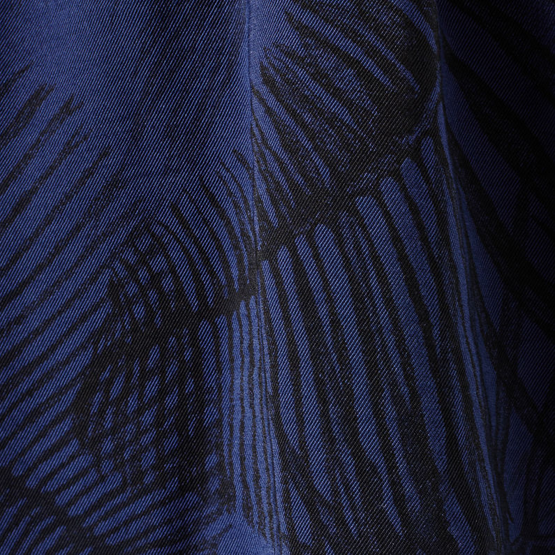 G-Star RAW® Rovic Boyfriend Shirt Dress Blau fabric shot