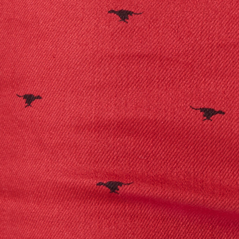 G-STAR® Arc Thalyn Shorts Red fabric shot