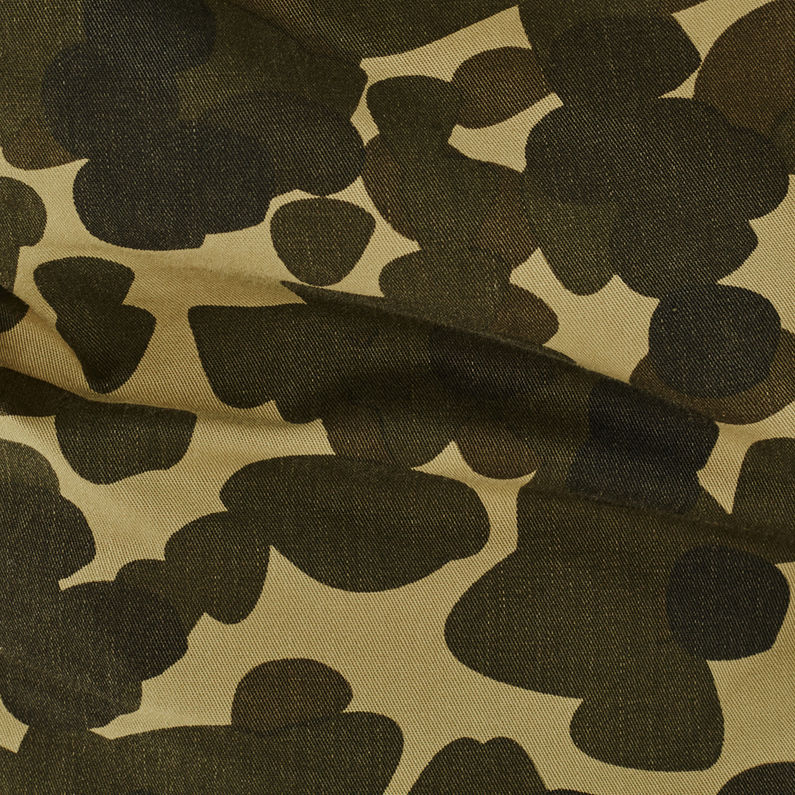 G-Star RAW® Batt Hooded Overshirt Vert fabric shot