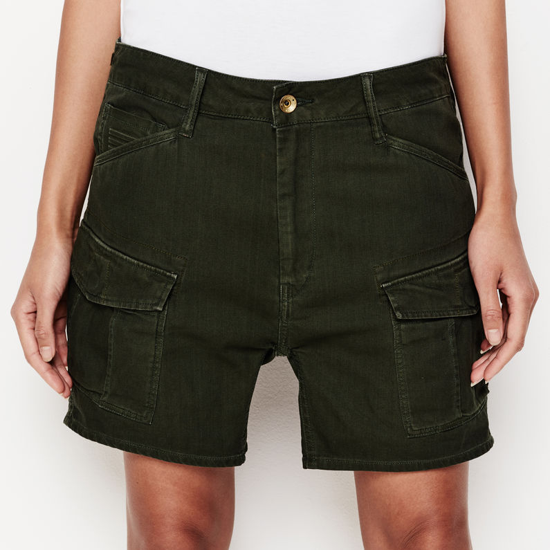 G-STAR® Rovic Shorts Green detail shot