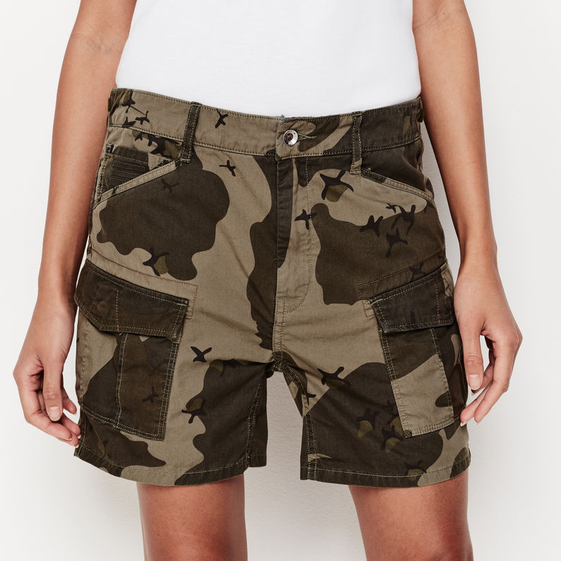 G-STAR® Rovic Shorts Brown detail shot