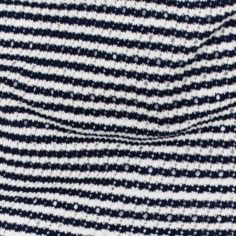 G-Star RAW® Deril Granddad Knit Azul intermedio fabric shot