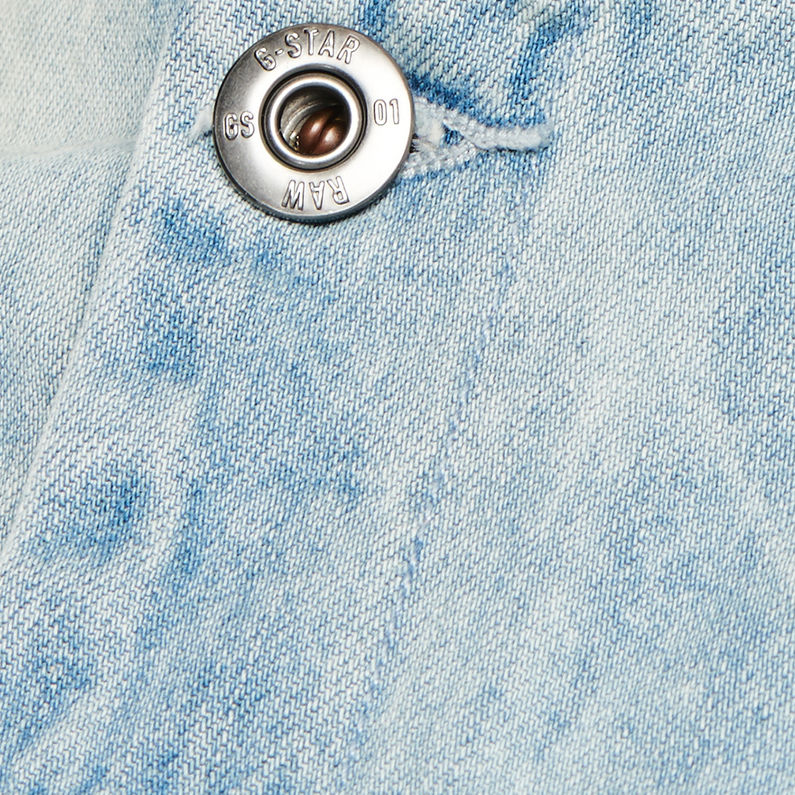 G-STAR® Midge Dumont Cropped Jacket Hellblau fabric shot