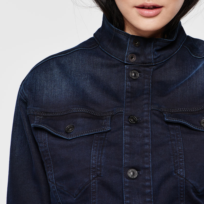 G-Star RAW® Tailor Cropped Jacket Dark blue detail shot