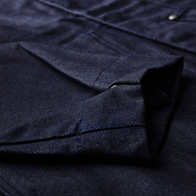 G-Star RAW® Occotis Kimono Donkerblauw detail shot