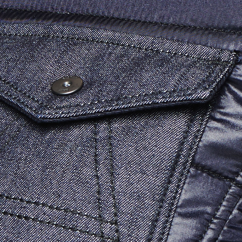 G-STAR® A Crotch Overshirt Dark blue fabric shot