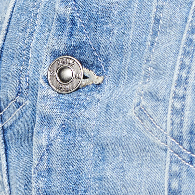 G-STAR® nw slm tai jkt/wisk stch dnm/lt ag Light blue fabric shot