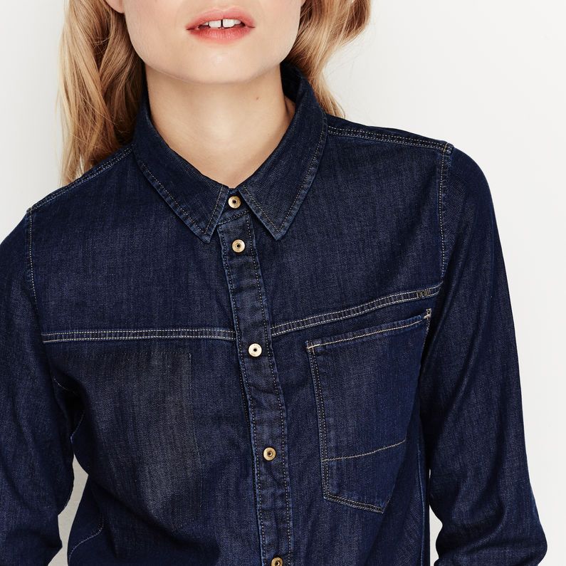 G-STAR® Arc Boiler Suit Azul oscuro detail shot