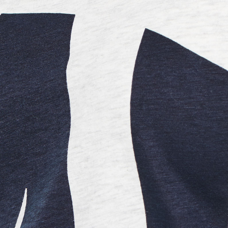 G-STAR® jodri r ttt/lt cmp lndry jersy/snow Htr White