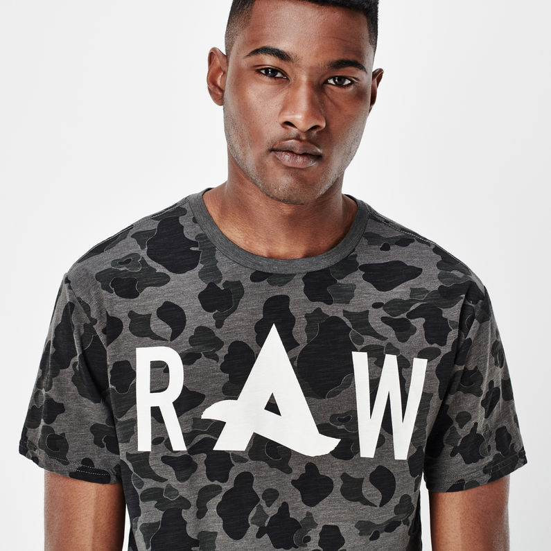 G-Star RAW® Afrojack Art Long T-shirt Grijs