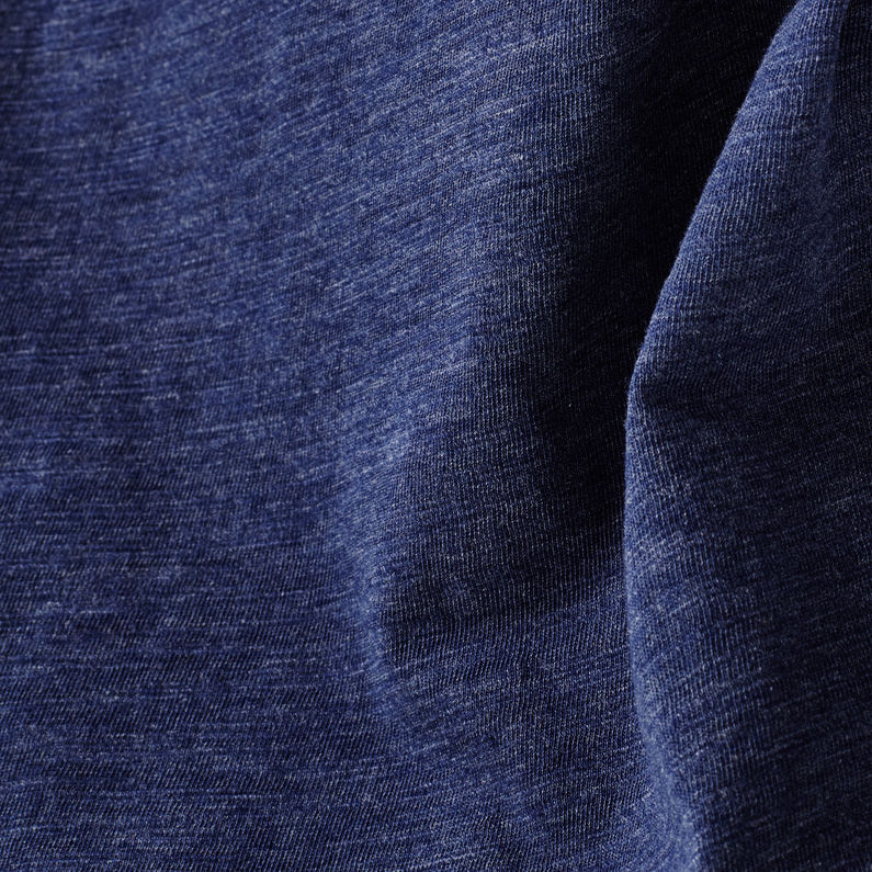 G-Star RAW® Afrojack Long T-shirt 3/4 Sleeves Azul intermedio