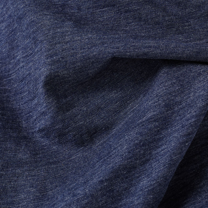 G-Star RAW® Afrojack Long T-shirt Cap Sleeves Bleu moyen
