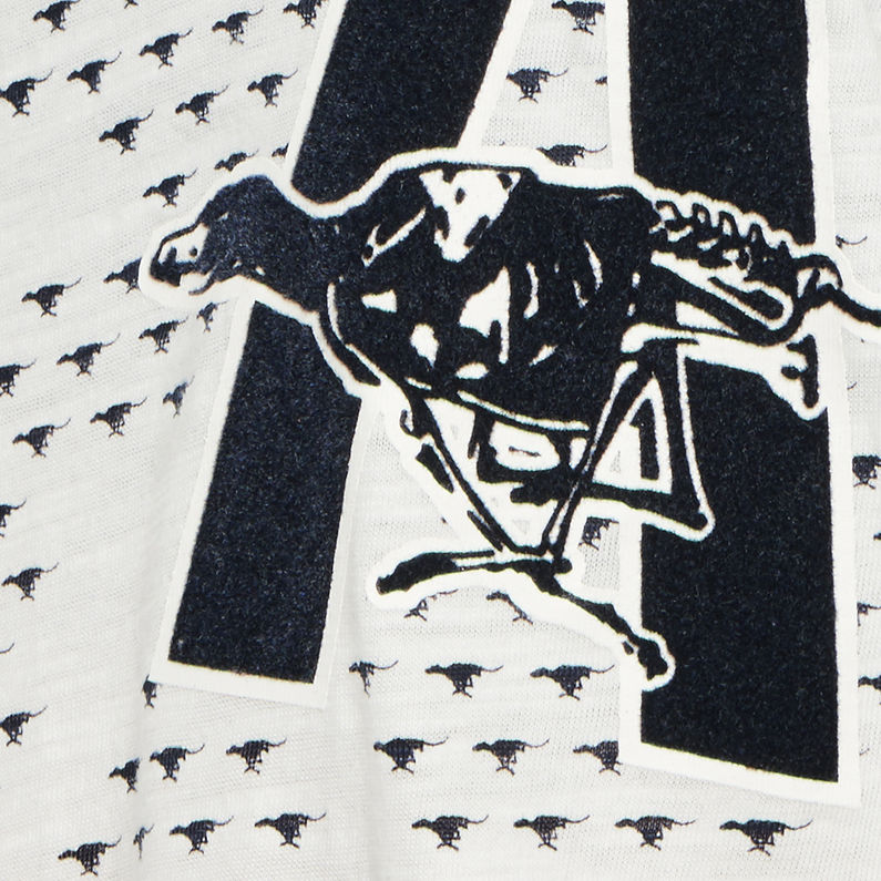 G-STAR® llm r ts/s/dggie dt cymnn jersy/mlk White