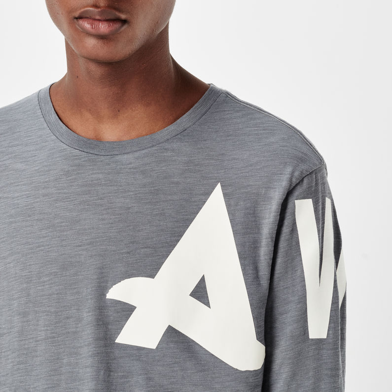 G-Star RAW® Afrojack Long T-shirt Grau
