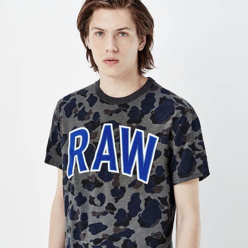 G-Star RAW® Warth Camo T-shirt Grau