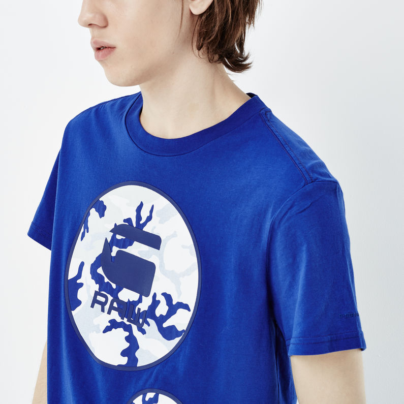 G-Star RAW® Warth T-shirt Mittelblau