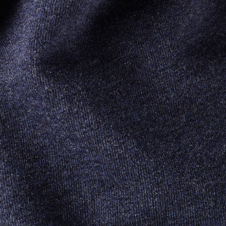 G-Star RAW® Varos Sweater Bleu foncé fabric shot