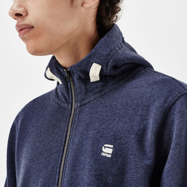 G-Star Raw Mens Varos Full Zip Sweatshirt Hoodie