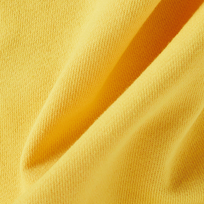 G-Star RAW® Sagor Sweater Gelb fabric shot