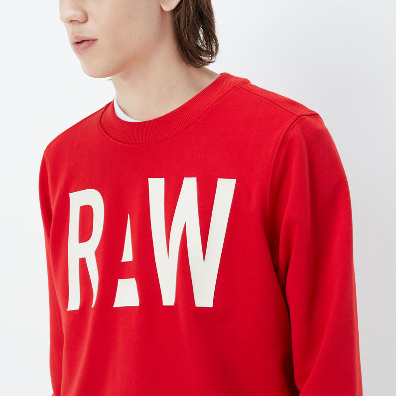 G-Star RAW® Sagor Sweater Pink detail shot