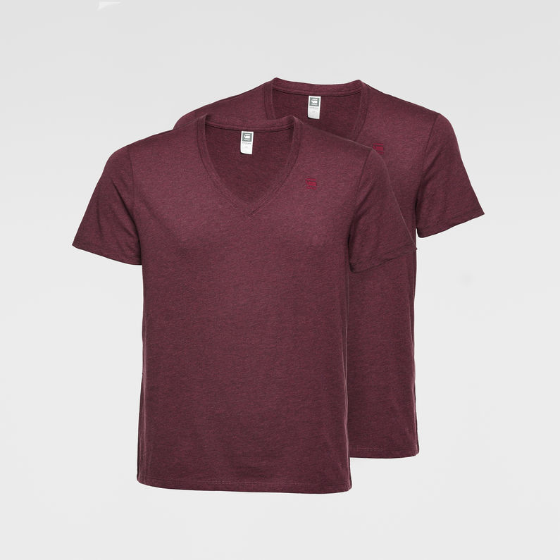 G-Star RAW® Base Heather T-Shirt 2-Pack Red