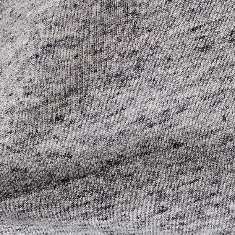 G-Star RAW® Xula Cropped Sweater Grau fabric shot