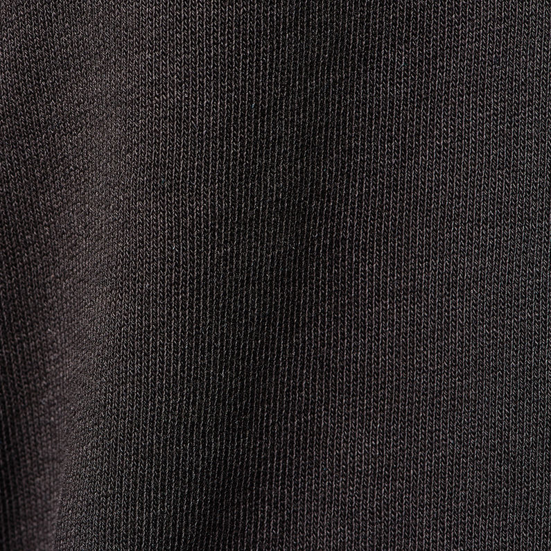 G-Star RAW® Raw For The Oceans - Long Round Neck Sweat Schwarz fabric shot