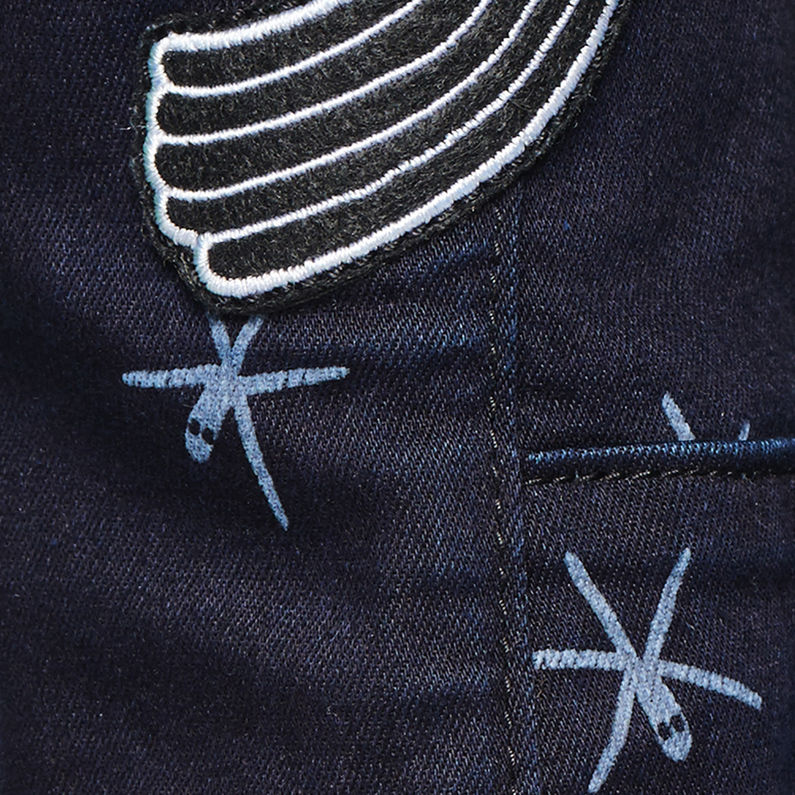 G-STAR® Raw For The Oceans - Radar Blazer Dark blue fabric shot