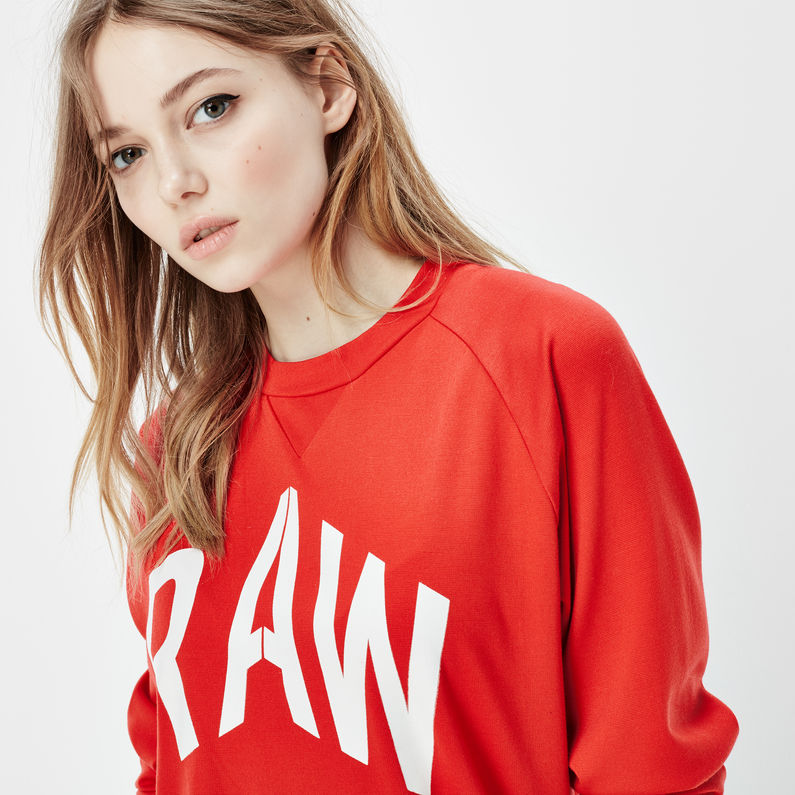 G-Star RAW® Xoda Sweater Red detail shot