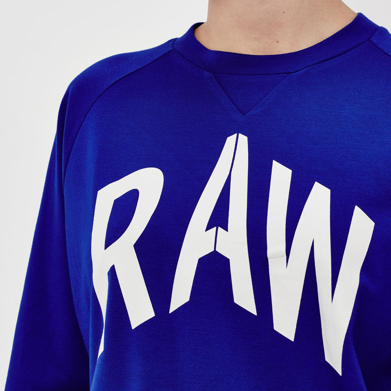 G-Star RAW® Xoda Sweater Bleu moyen detail shot
