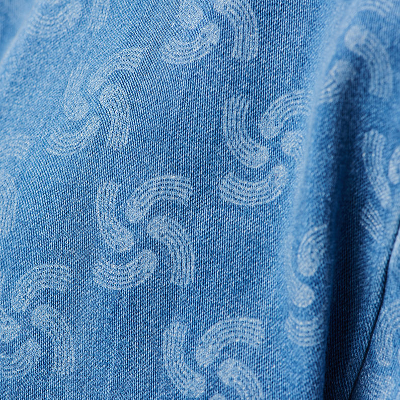 G-STAR® Raw For The Oceans - Loose Bomber Light blue fabric shot